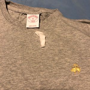 New Brooks Brothers T-Shirt Gray Medium